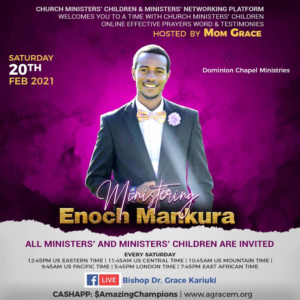 Weekly Telecast on 20th Feb 2021 : Guest – Enoch Mankura