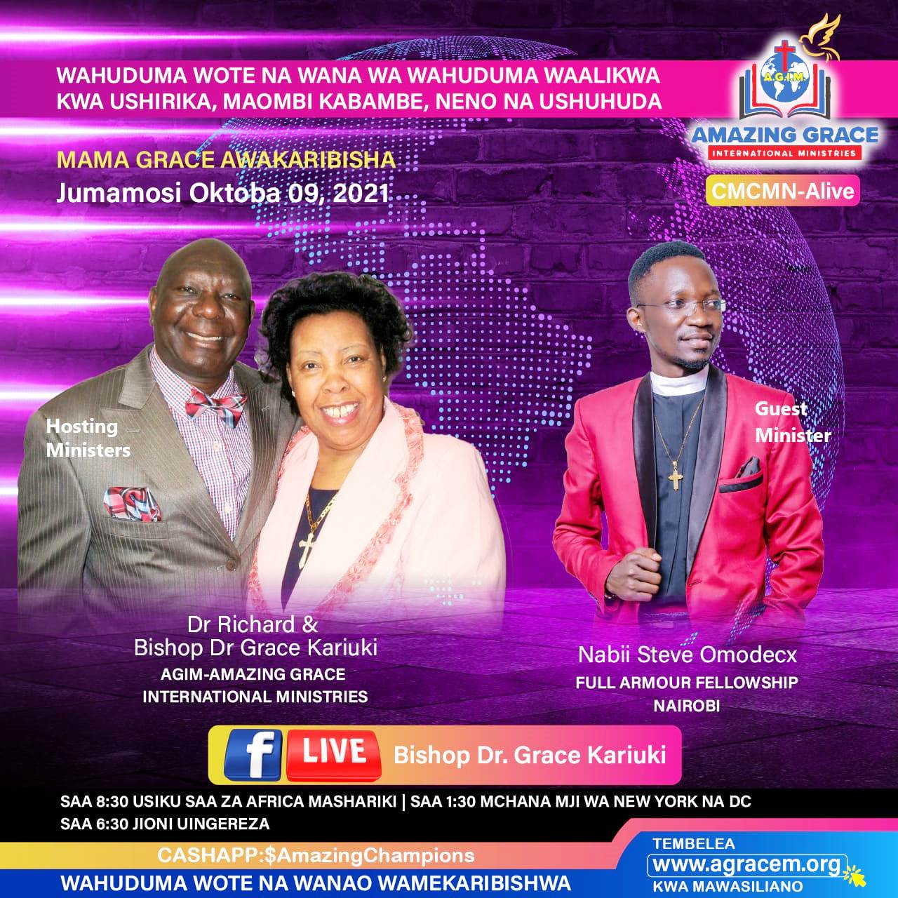 Weekly Telecast on 9th October 2021 : Guest – Nabii Steve Omodecx