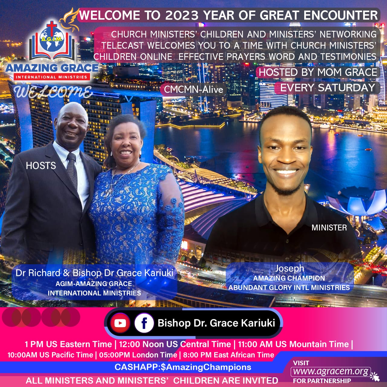 Weekly Telecast on July 2023 : Guest – Joseph : Abundant Glory International Ministries